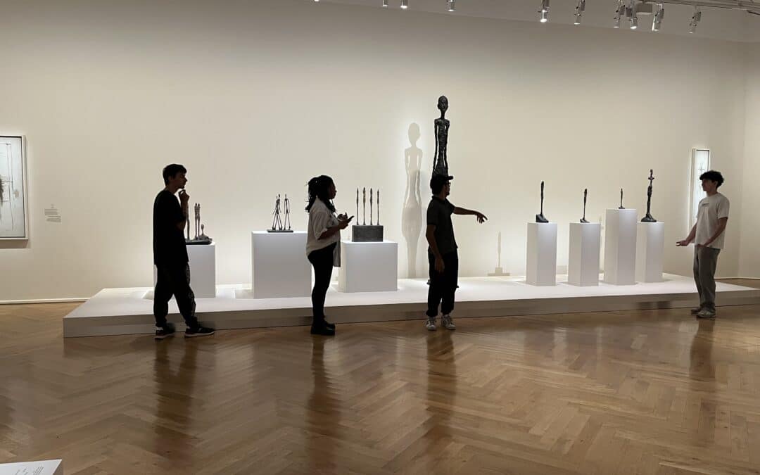 Rentrée artistique pour les apprentis Bac AMA : visite de l’exposition Giacometti au musée Cantini