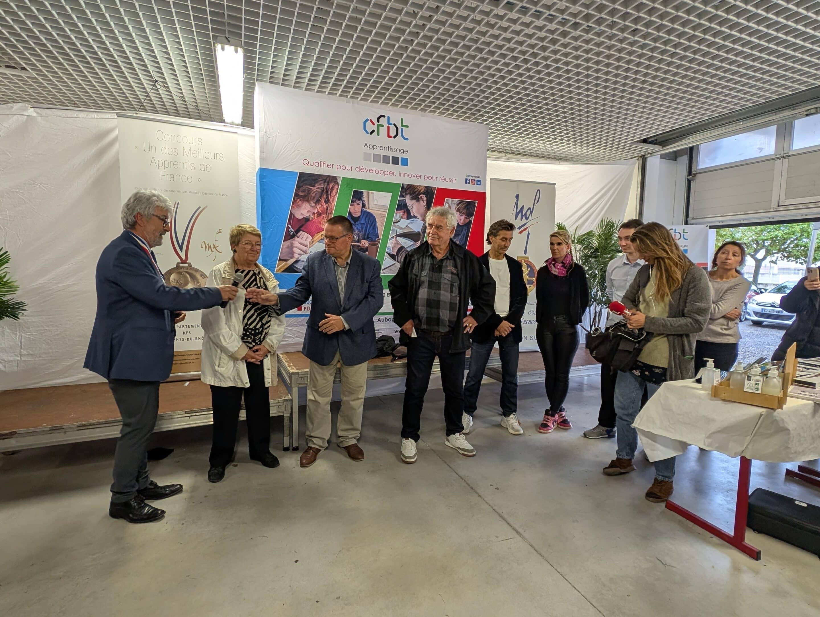 Remise des diplômes du maf toiletteur canin 2025 au CFBT à la ciotat au centre louis benet