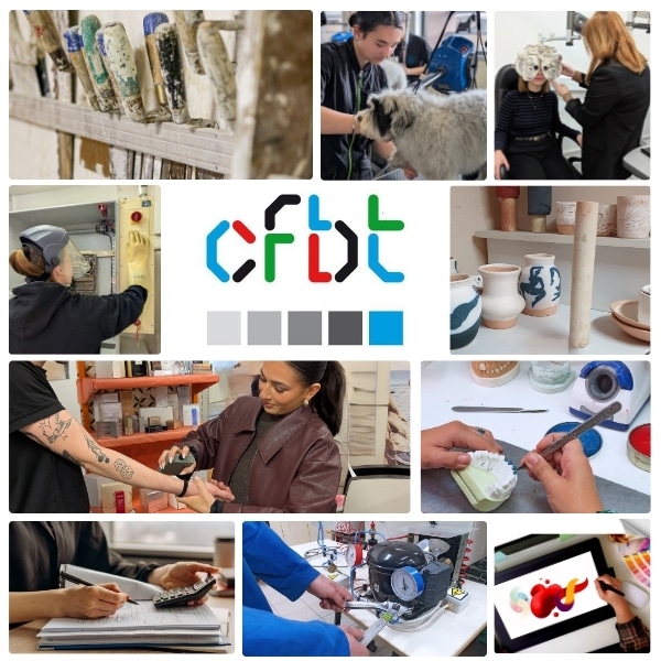 Formation en apprentissage au CFBT : métiers du bâtiment, électricité, toilettage canin, vente et commerce, Optique Lunetterie, Prothèse dentaire, Froid et climatisation, Graphisme,, céramique et services administratifs à Marseille, La Ciotat et Aubagne.