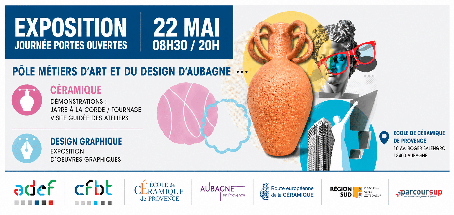 Exposition Journée portes ouvertes École de céramique de provence